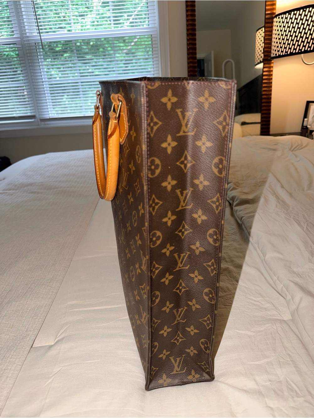 Louis Vuitton Monogram Sac Plat Tote - Picture 5 of 12